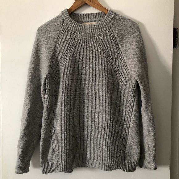 LOFT Sweaters - LOFT Gray Textured Sweater